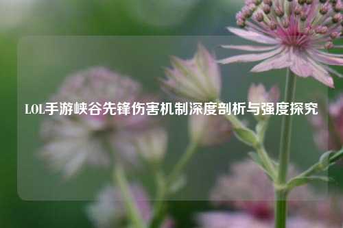 LOL手游峡谷先锋伤害机制深度剖析与强度探究