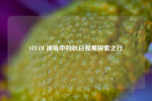 STEAM 视角中的秋日观果探索之行