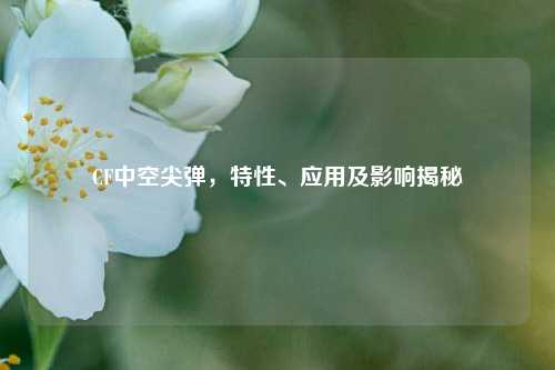 CF中空尖弹,特性、应用及影响揭秘