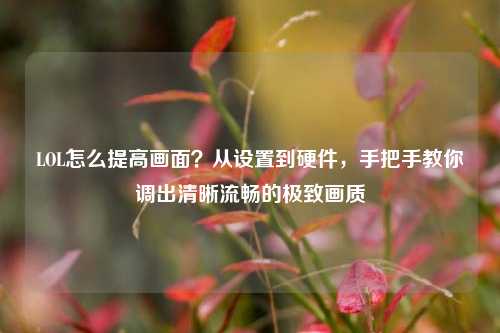 LOL怎么提高画面？从设置到硬件，手把手教你调出清晰流畅的极致画质