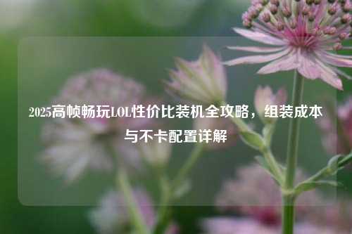2025高帧畅玩LOL性价比装机全攻略，组装成本与不卡配置详解
