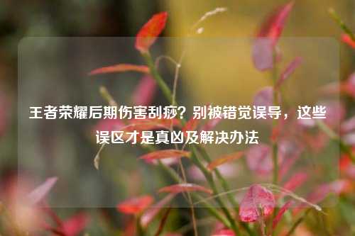 王者荣耀后期伤害刮痧？别被错觉误导，这些误区才是真凶及解决办法