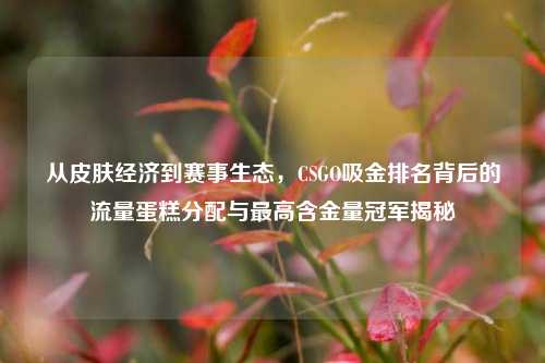 从皮肤经济到赛事生态,CSGO吸金排名背后的流量蛋糕分配与最高含金量冠军揭秘