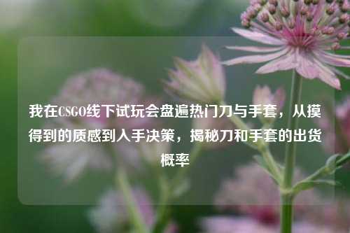 我在CSGO线下试玩会盘遍热门刀与手套,从摸得到的质感到入手决策,揭秘刀和手套的出货概率