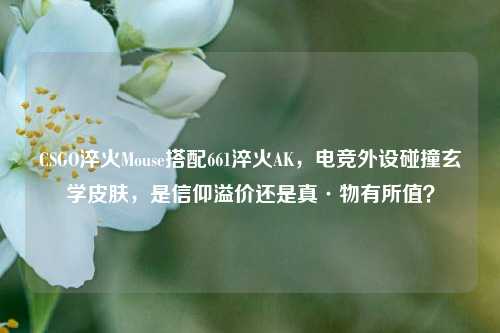 CSGO淬火Mouse搭配661淬火AK,电竞外设碰撞玄学皮肤,是信仰溢价还是真·物有所值?
