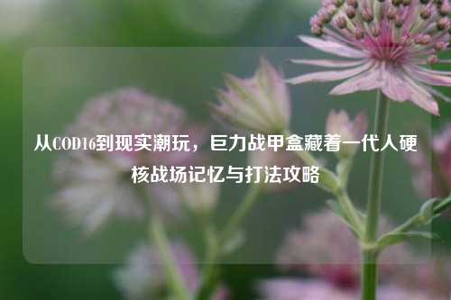 从COD16到现实潮玩,巨力战甲盒藏着一代人硬核战场记忆与打法攻略