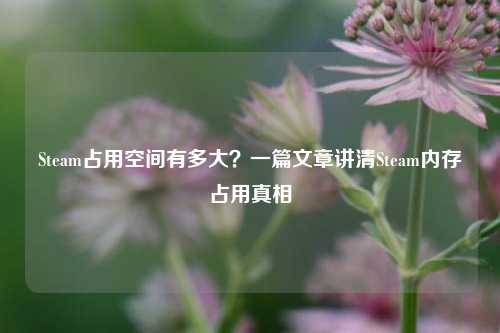 Steam占用空间有多大?一篇文章讲清Steam内存占用真相