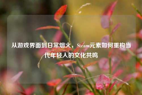 从游戏界面到日常烟火，Steam元素如何重构当代年轻人的文化共鸣