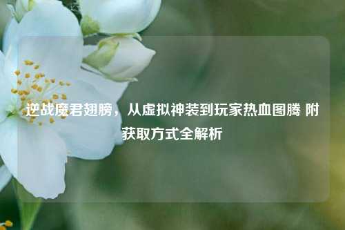逆战魔君翅膀，从虚拟神装到玩家热血图腾 附获取方式全解析