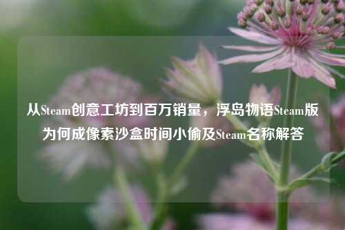 从Steam创意工坊到百万销量,浮岛物语Steam版为何成像素沙盒时间小偷及Steam名称解答