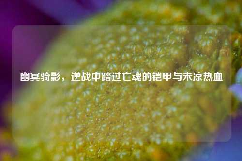 幽冥骑影，逆战中踏过亡魂的铠甲与未凉热血
