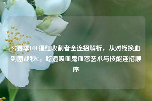 S7赛季LOL猩红收割者全连招解析，从对线换血到团战秒C，吃透吸血鬼血怒艺术与技能连招顺序