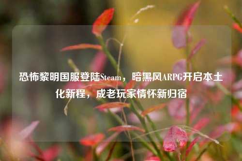 恐怖黎明国服登陆Steam，暗黑风ARPG开启本土化新程，成老玩家情怀新归宿