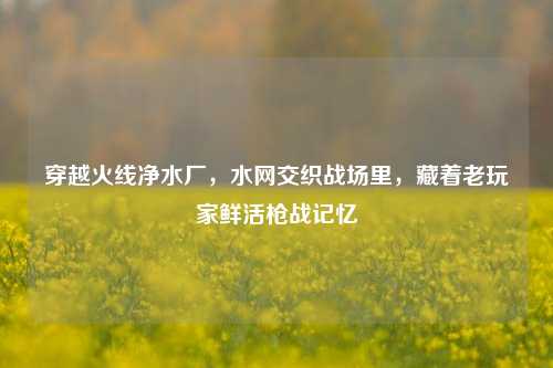 穿越火线净水厂，水网交织战场里，藏着老玩家鲜活枪战记忆