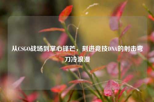 从CSGO战场到掌心锋芒,刻进竞技DNA的射击弯刀冷浪漫