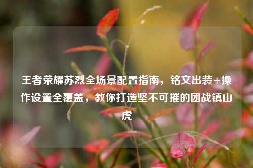 王者荣耀苏烈全场景配置指南,铭文出装+操作设置全覆盖,教你打造坚不可摧的团战镇山虎