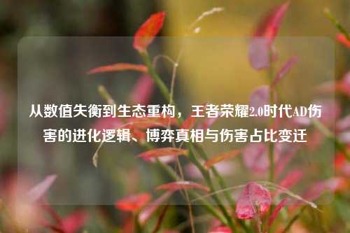从数值失衡到生态重构,王者荣耀2.0时代AD伤害的进化逻辑、博弈真相与伤害占比变迁