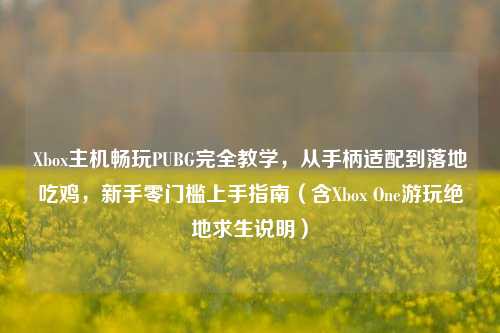 Xbox主机畅玩PUBG完全教学,从手柄适配到落地吃鸡,新手零门槛上手指南(含Xbox One游玩绝地求生说明)