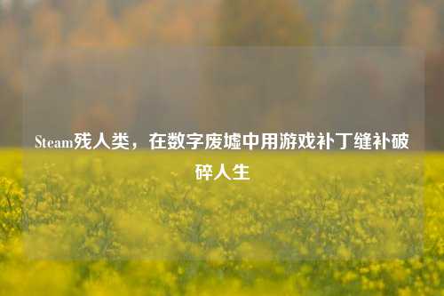 Steam残人类,在数字废墟中用游戏补丁缝补破碎人生