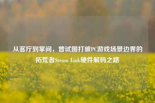 从客厅到掌间,曾试图打破PC游戏场景边界的拓荒者Steam Link硬件解码之路