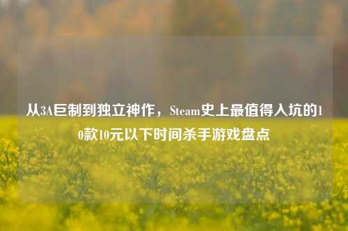 从3A巨制到独立神作，Steam史上最值得入坑的10款10元以下时间杀手游戏盘点