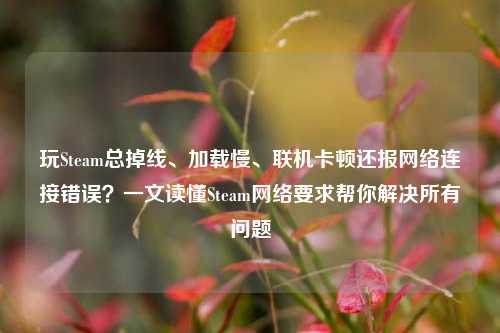 玩Steam总掉线、加载慢、联机卡顿还报网络连接错误?一文读懂Steam网络要求帮你解决所有问题