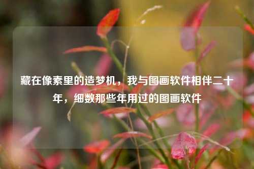 藏在像素里的造梦机，我与图画软件相伴二十年，细数那些年用过的图画软件