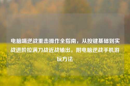 电脑端逆战重击操作全指南，从按键基础到实战进阶拉满刀战近战输出，附电脑逆战手机游玩方法