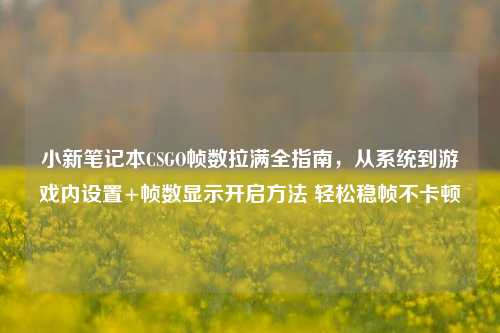 小新笔记本CSGO帧数拉满全指南，从系统到游戏内设置+帧数显示开启方法 轻松稳帧不卡顿