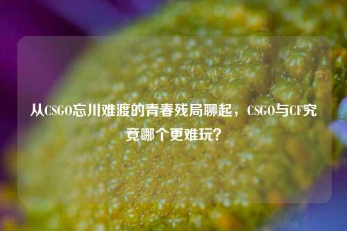 从CSGO忘川难渡的青春残局聊起，CSGO与CF究竟哪个更难玩？