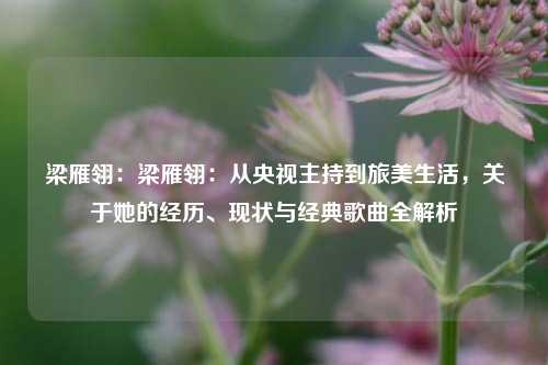 梁雁翎：梁雁翎：从央视主持到旅美生活，关于她的经历、现状与经典歌曲全解析